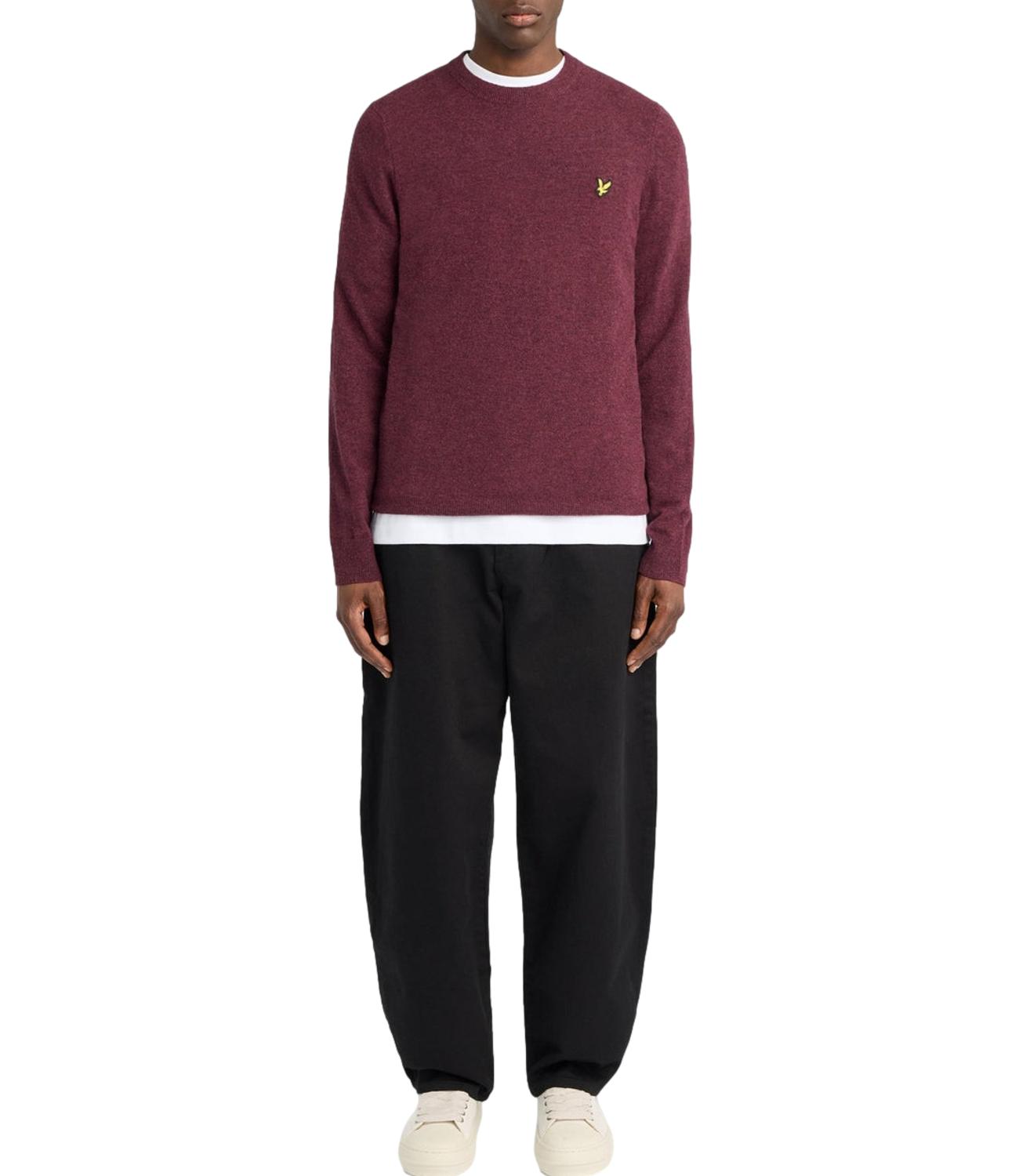 Lyle & Scott Maglia da Uomo - Beetroot Marl - 263mlskn2114vc
