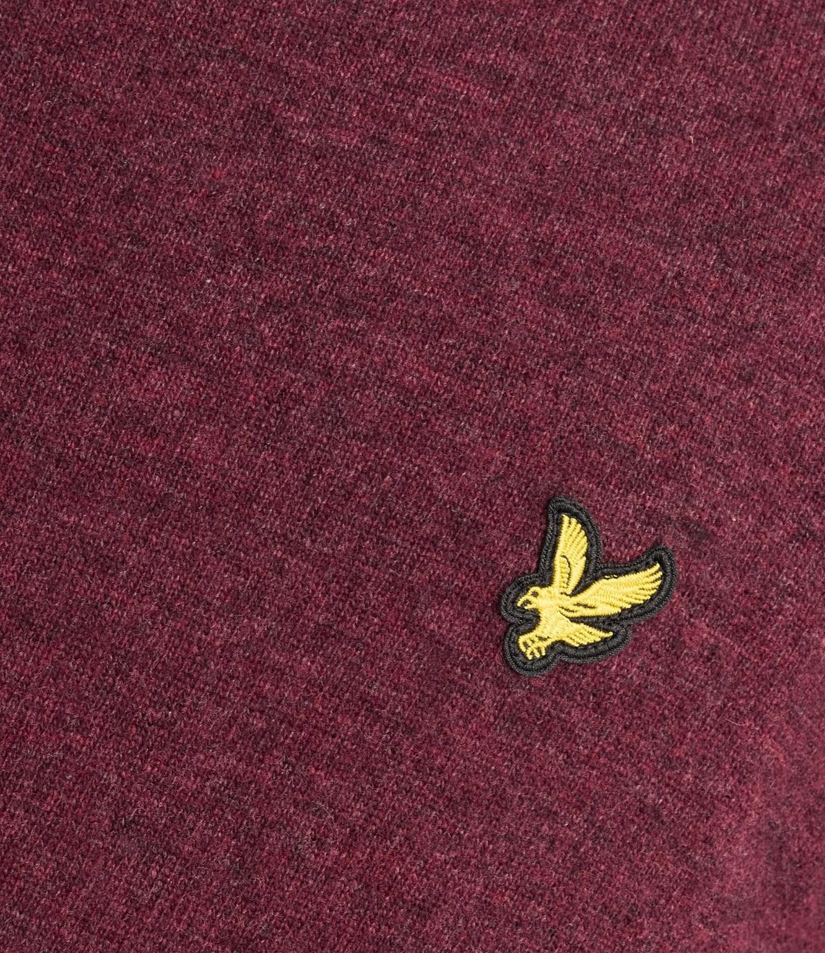 Lyle & Scott Maglia da Uomo - Beetroot Marl - 263mlskn2114vc