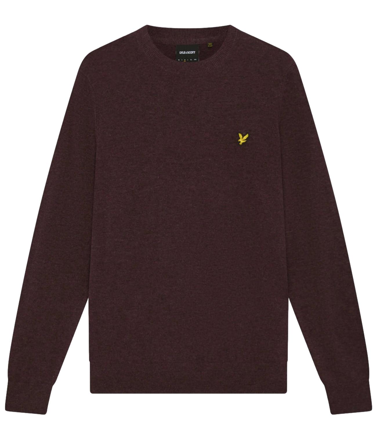 Lyle & Scott Maglia da Uomo - Beetroot Marl - 263mlskn2114vc
