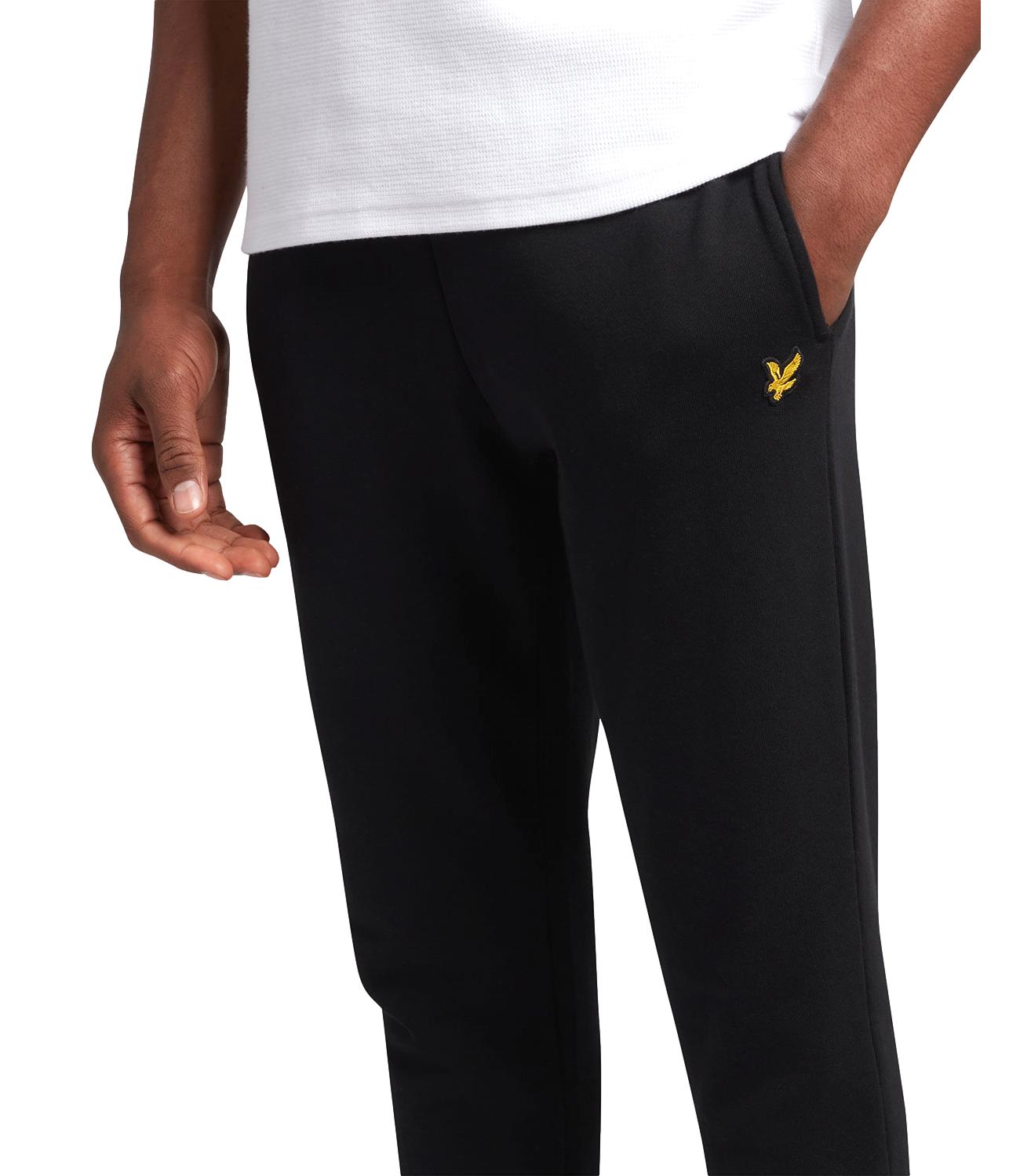 Lyle & Scott Slim Brush Back Sweatpant nero
