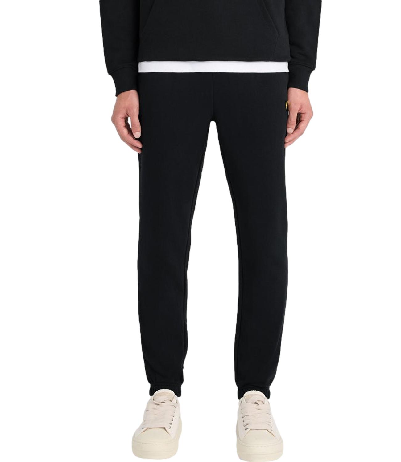 Lyle & Scott Pantalone da Uomo - Jet Black - 263mlstr2117ita