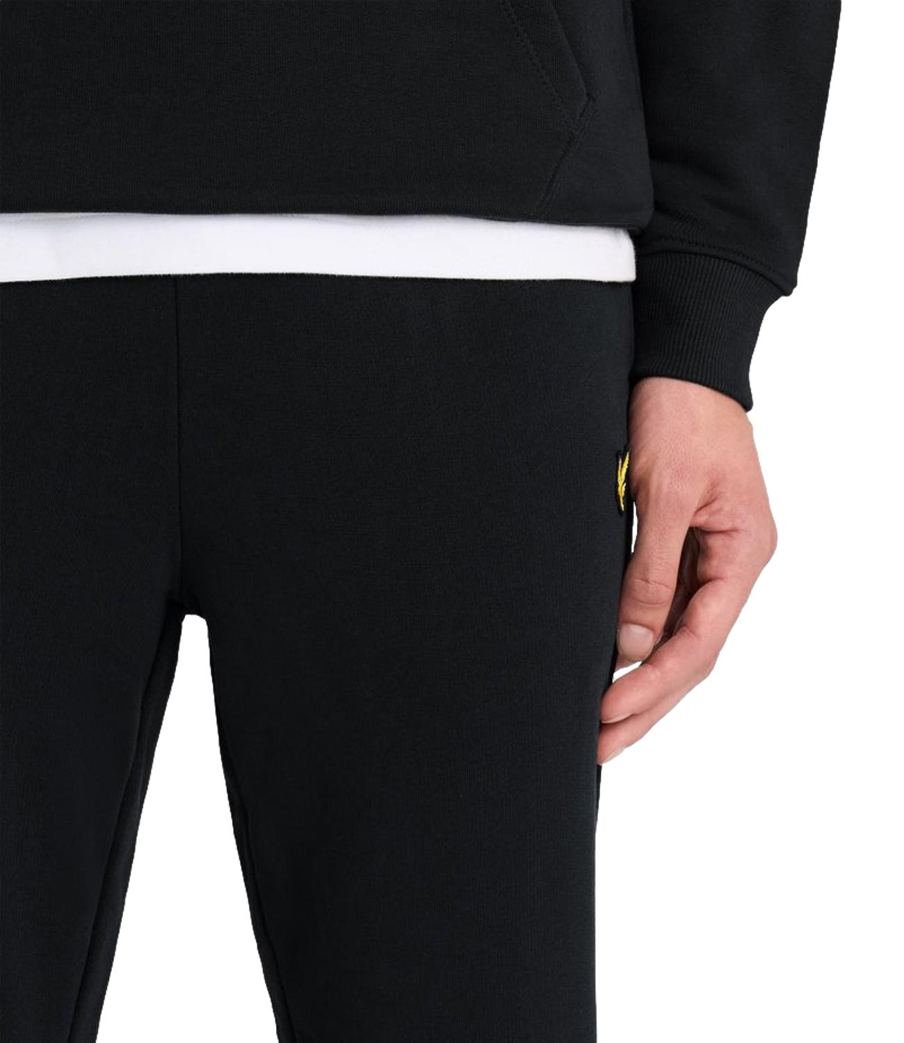 Lyle & Scott Pantalone da Uomo - Jet Black - 263mlstr2117ita
