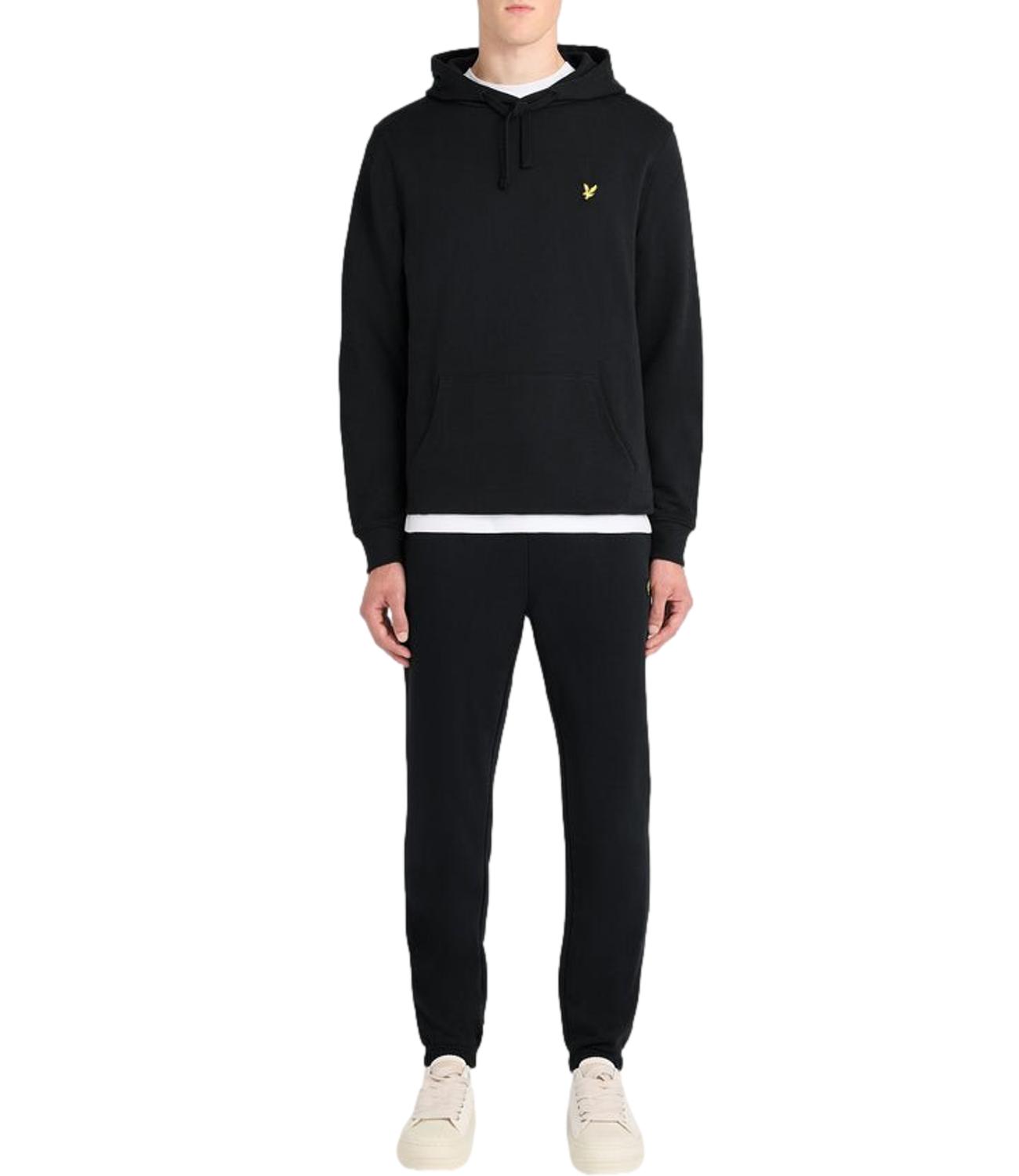 Lyle & Scott Pantalone da Uomo - Jet Black - 263mlstr2117ita