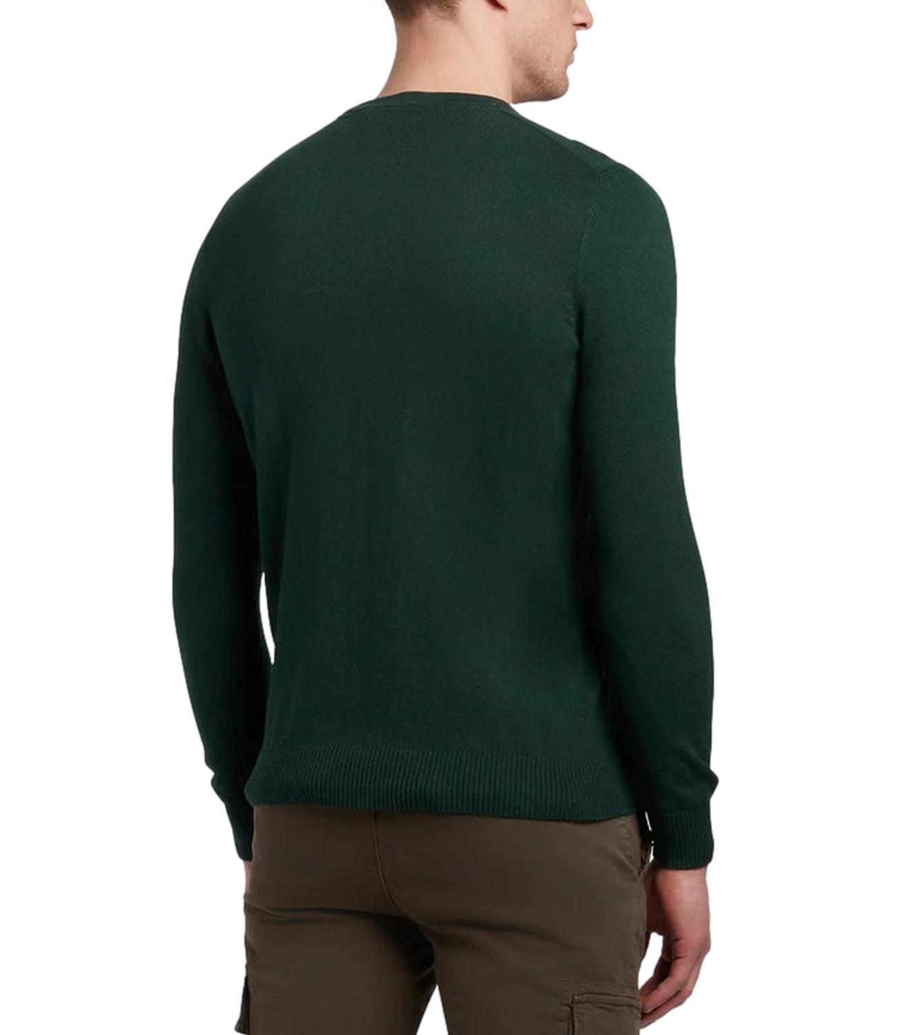 Lyle & Scott Maglia da Uomo - Dark Green - 263mlskn2110vc
