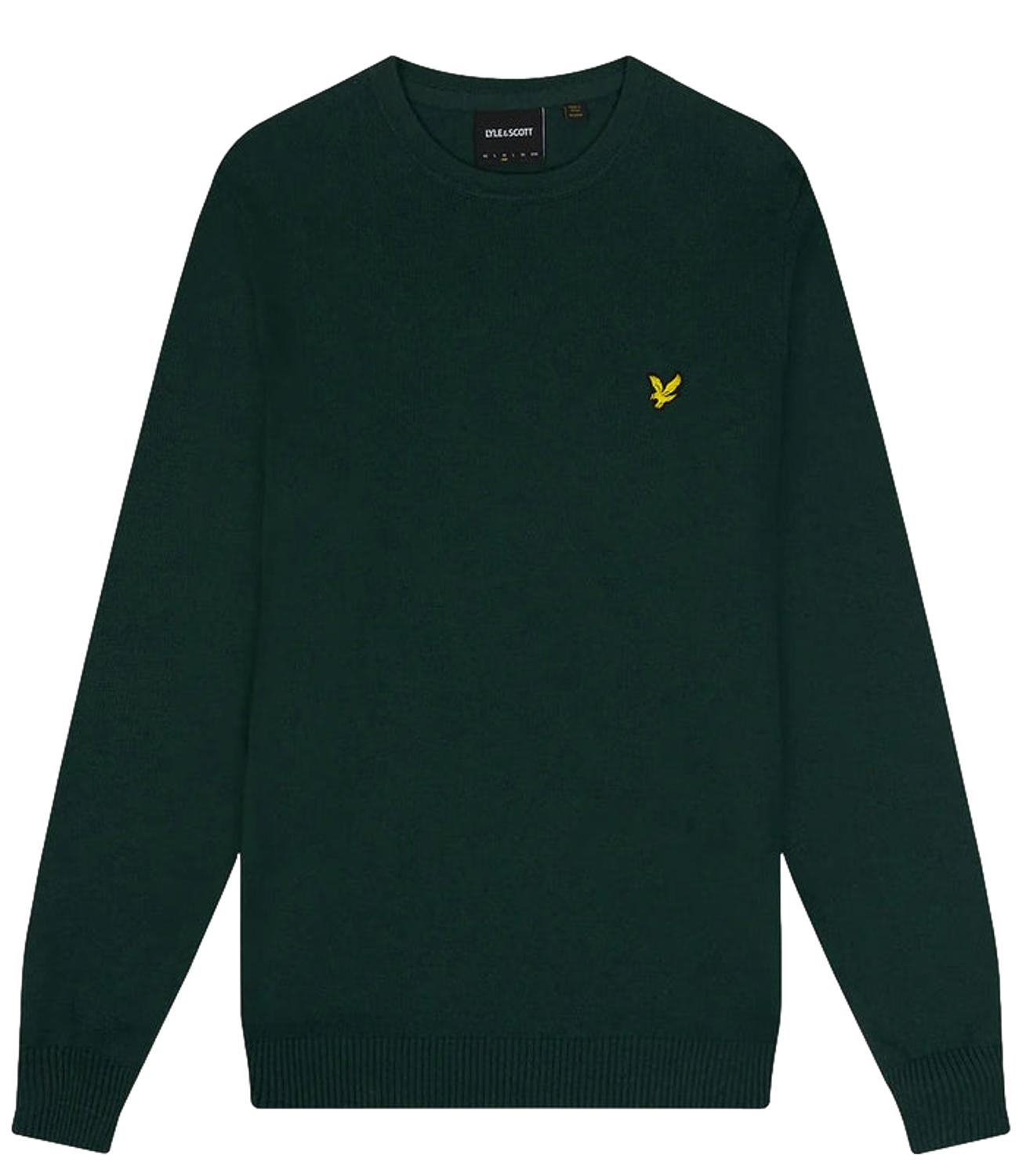 Lyle & Scott Maglia da Uomo - Dark Green - 263mlskn2110vc