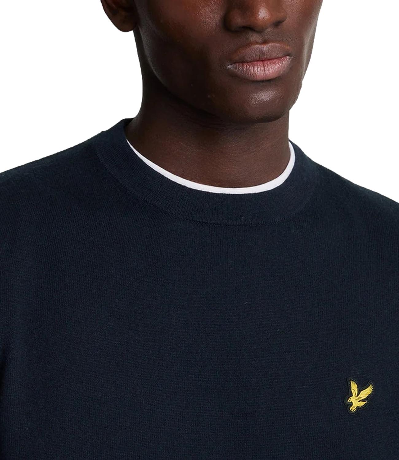 Lyle & Scott Maglia da Uomo - Dark Navy - 263mlskn2110vc