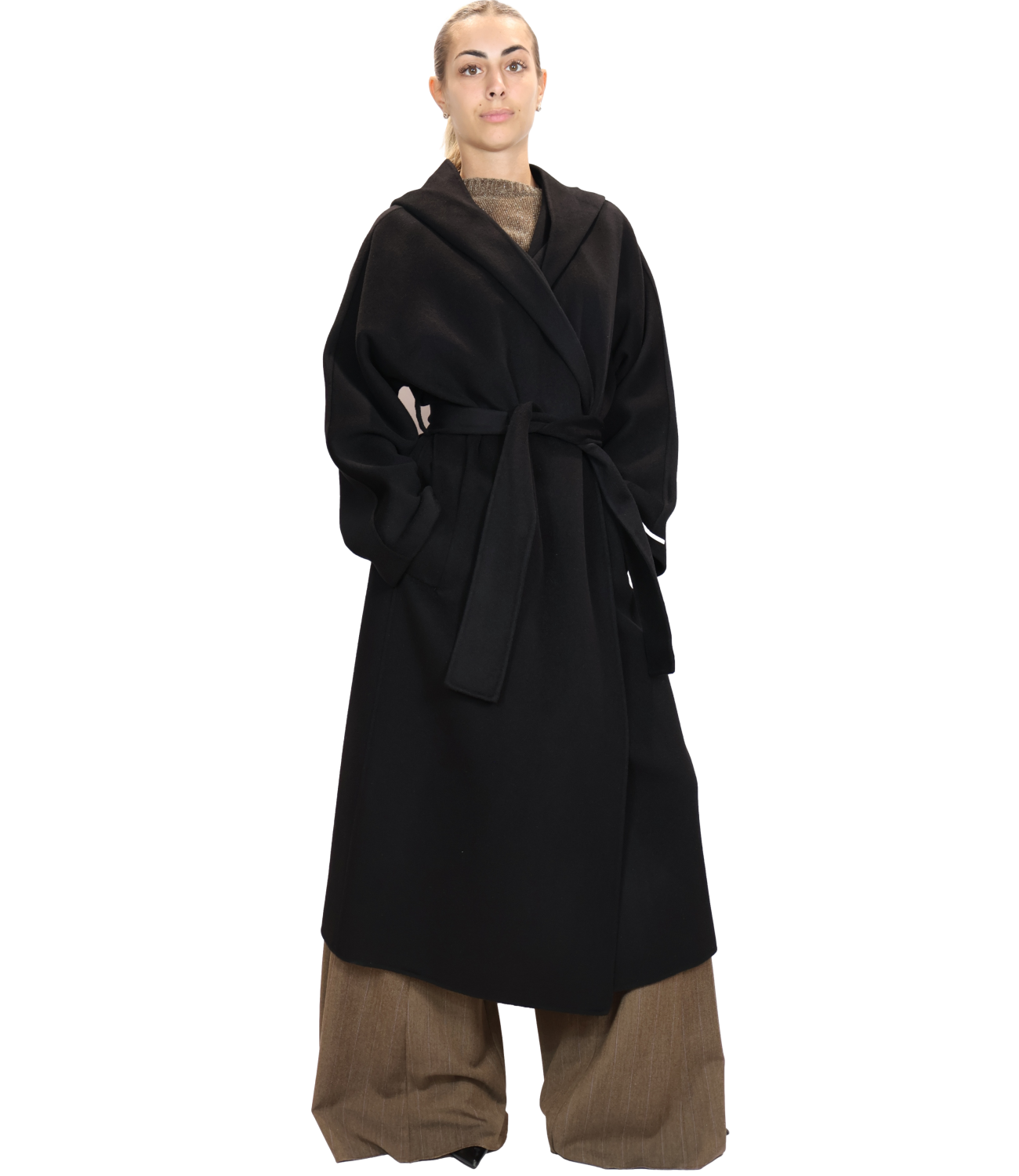 Marella Cappotto da Donna - Nero - 2623016032200