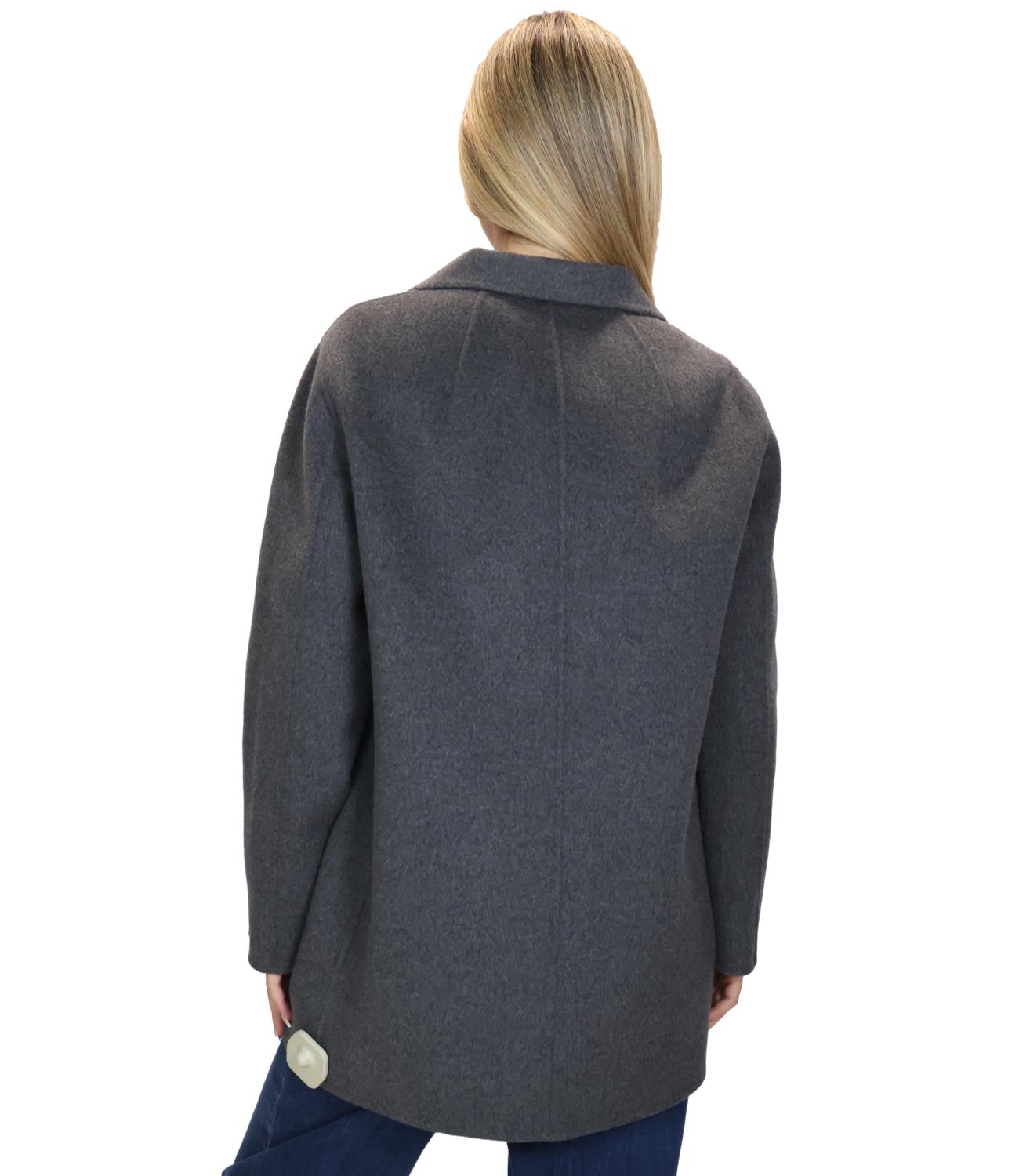 Marella Giaccone da Donna - Grigio Scuro - 2623086112200
