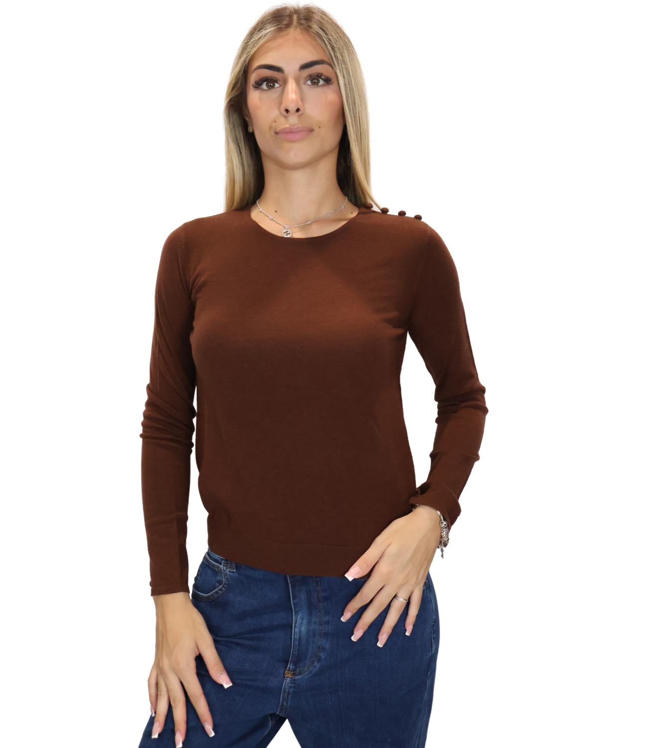 Marella Maglia da Donna - Marrone - 2623366302200