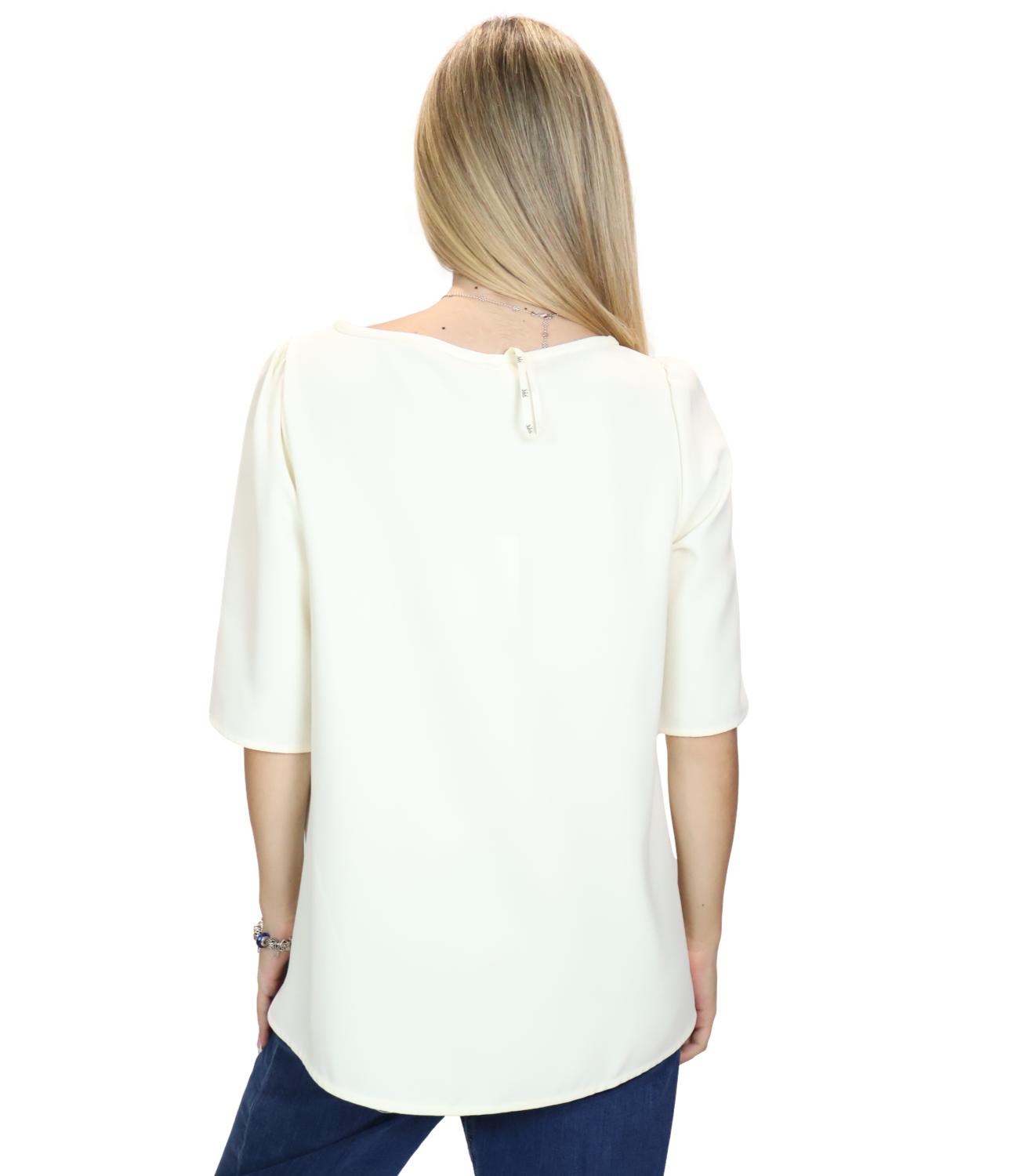 Marella Art.365 Camicia da Donna - Bianco Lana - 2623116043200