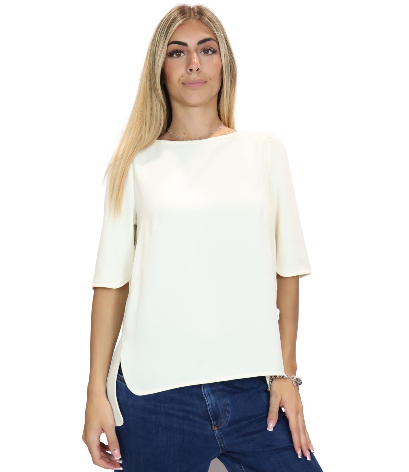Marella Art.365 Camicia da Donna - Bianco Lana - 2623116043200