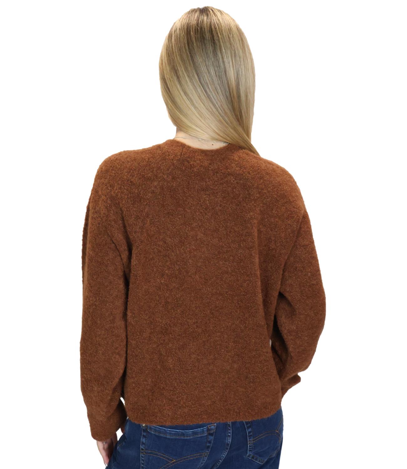 Marella Monochrome Maglia da Donna - Caramello - 2623366195200