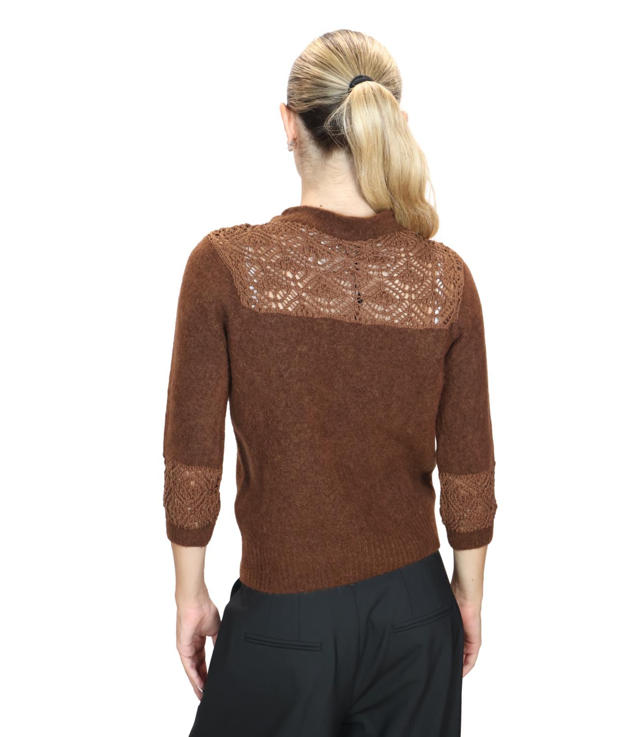 Marella Monochrome Maglia da Donna - Caramello - 2623366225200