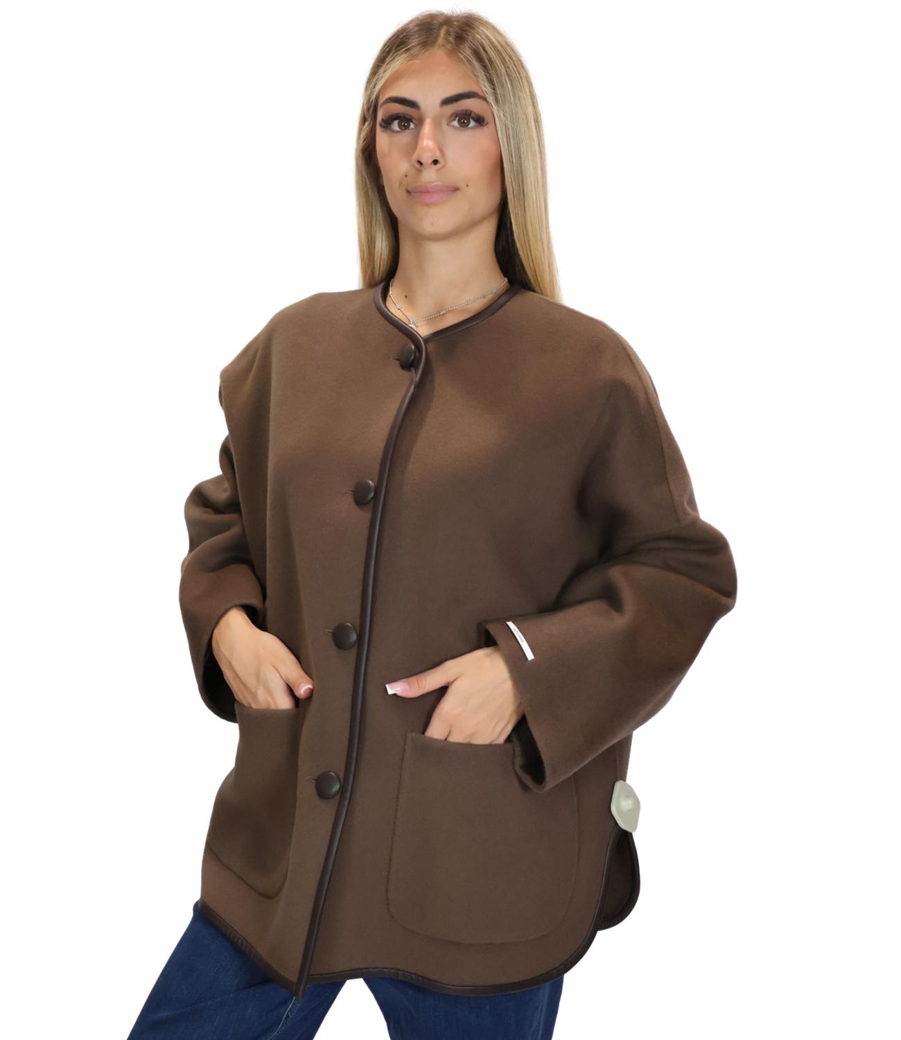 Marella Sport Giaccone da Donna - Marrone - 2623086034200
