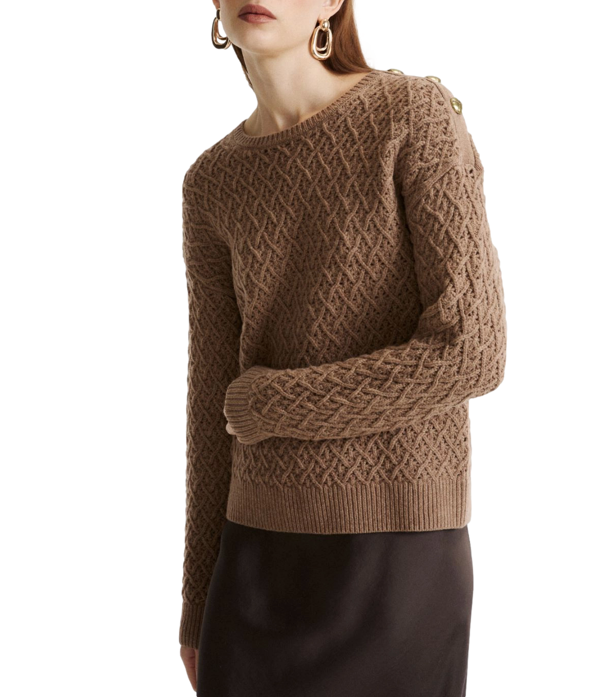Marella Sport Maglia da Donna - Nocciola - 2623366374200
