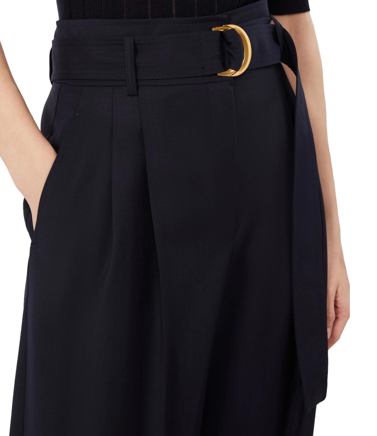 Max Mara Studio Pantalone da Donna - Blu - 2626136021600