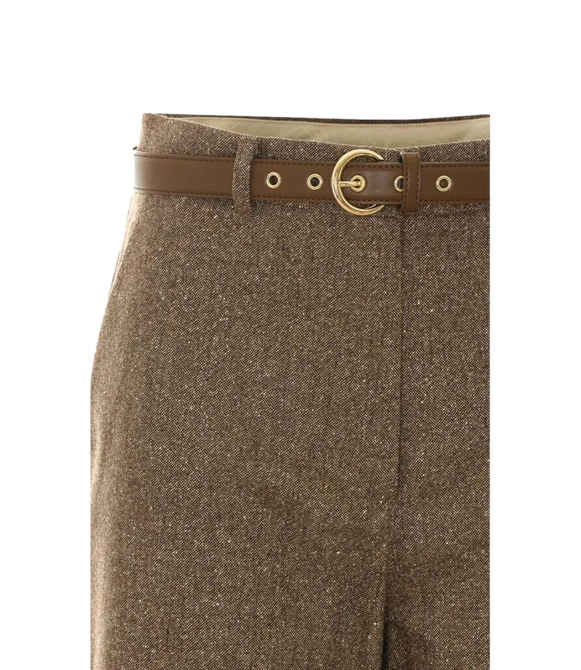 Max Mara Studio Pantalone da Donna - Cuoio - 2626136042600