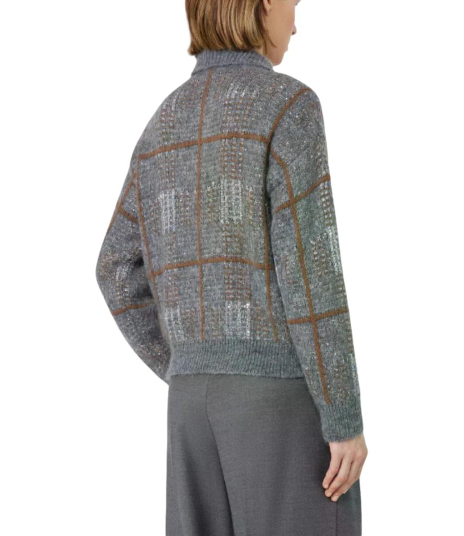 Max Mara Studio Cardigan da Donna - Grigio Medio - 2626346022600