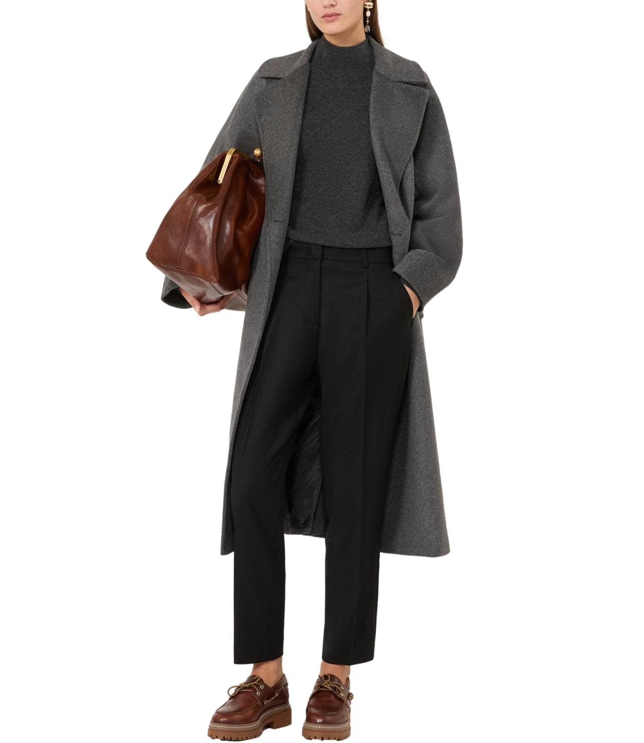 Max Mara Weekend Cappotto da Donna - Grigio Melange - 2625016102600