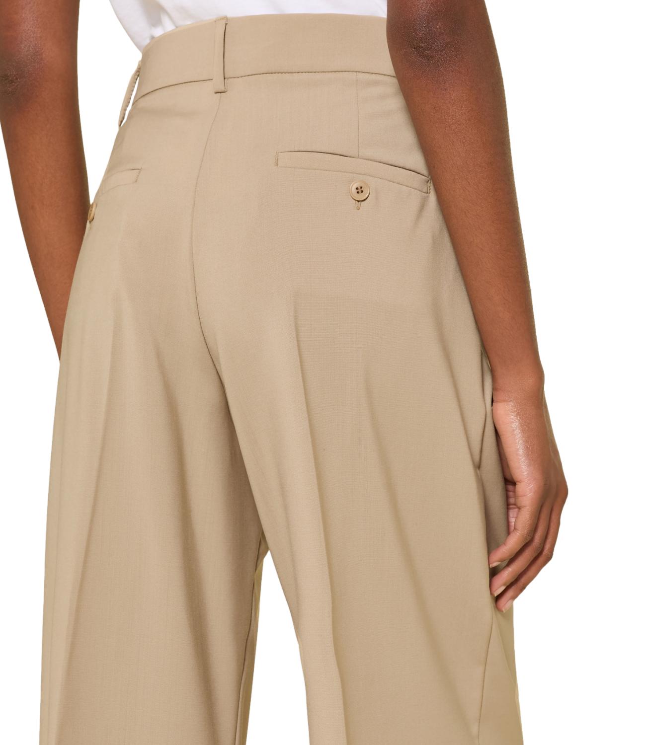 Max Mara Weekend Pantalone da Donna - Beige - 2625136061600
