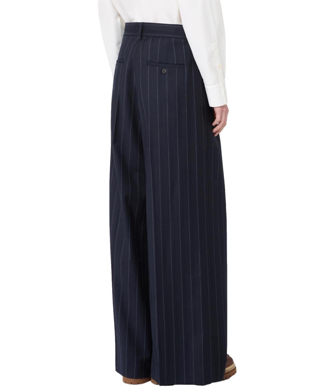 Max Mara Weekend Pantalone da Donna - Blu - 2625136102600