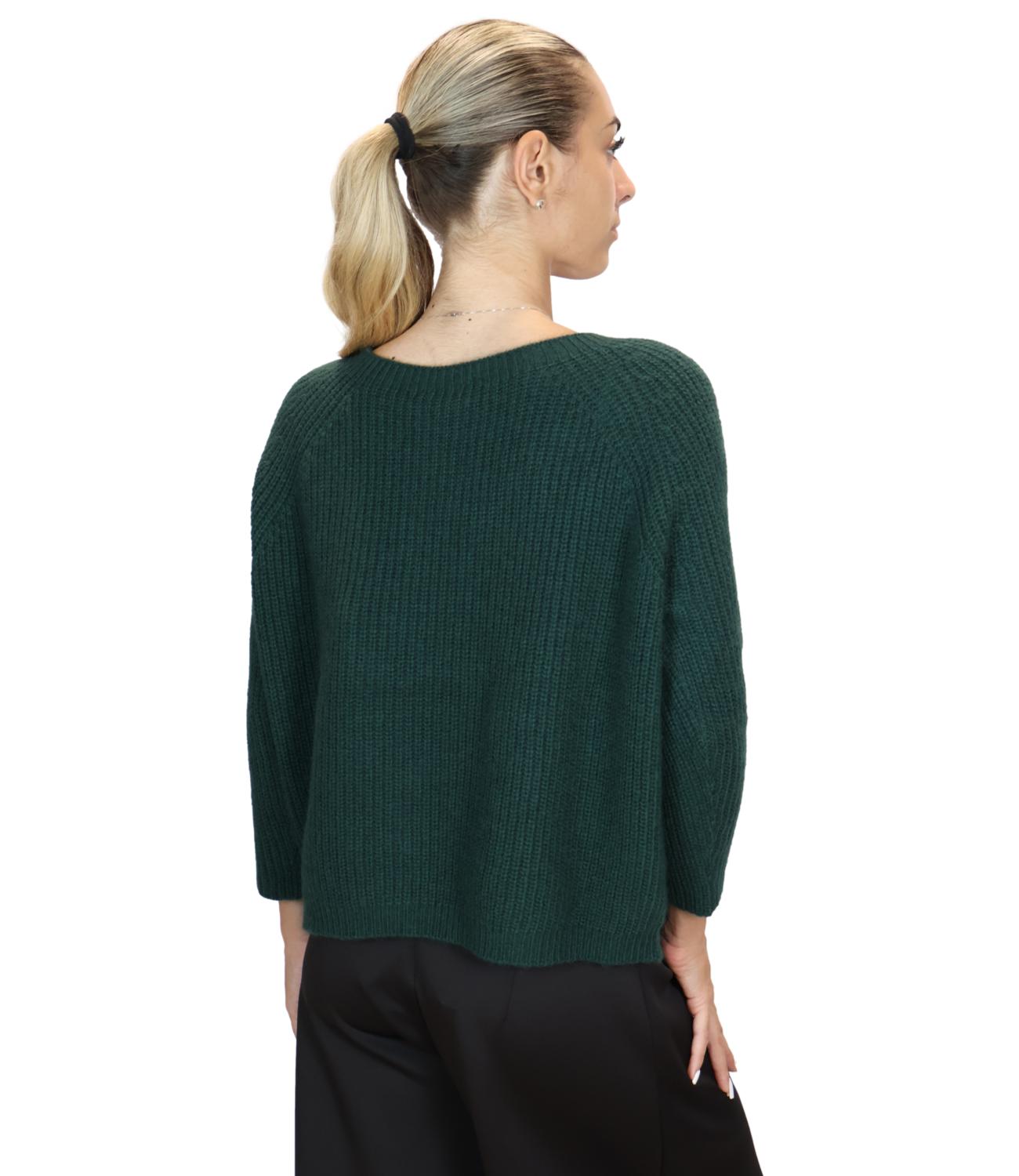 Max Mara Weekend Maglia da Donna - Verde Bosco - 2625366112600