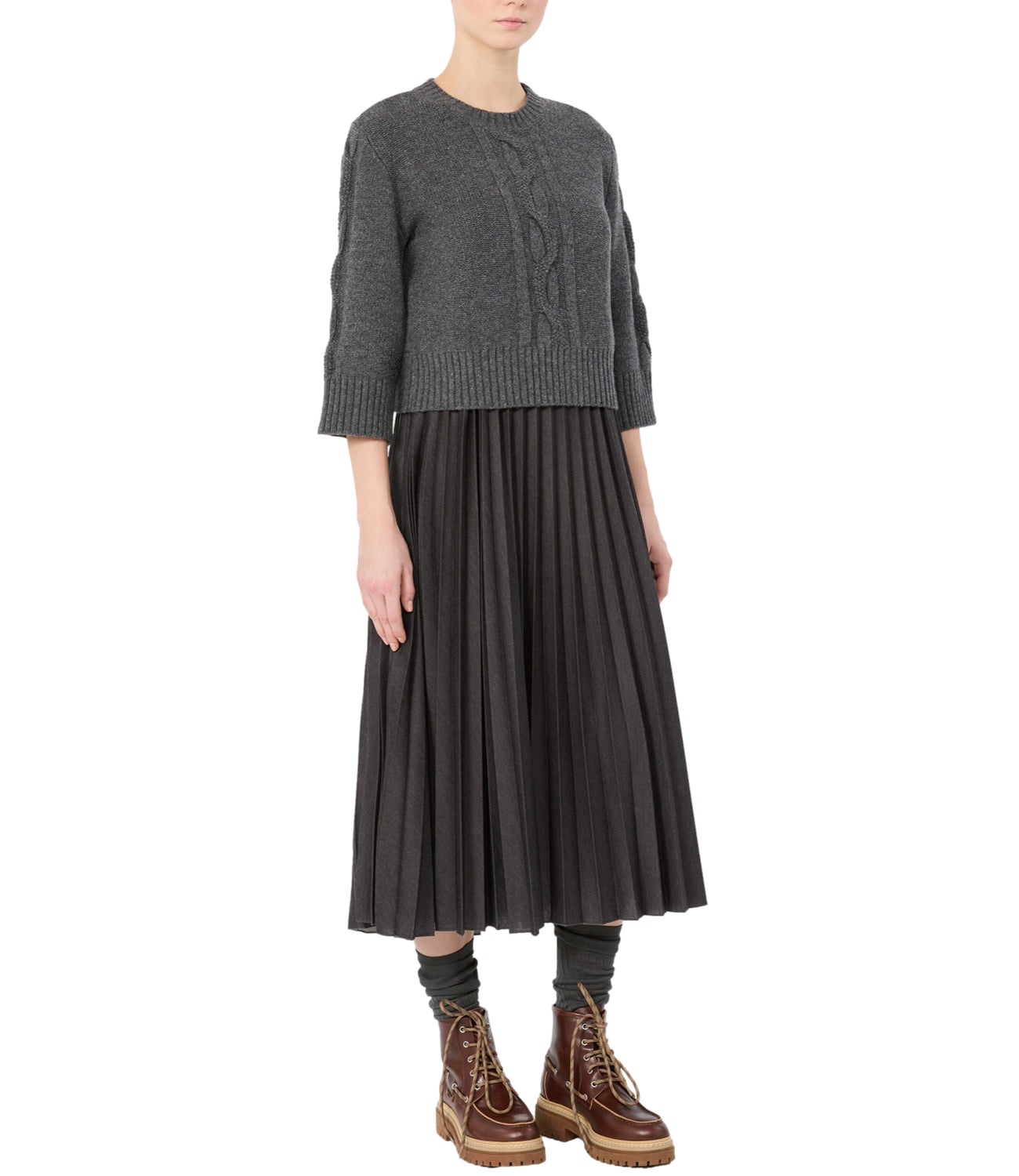 Max Mara Weekend Abito da Donna - Antracite Melange - 2625396012600