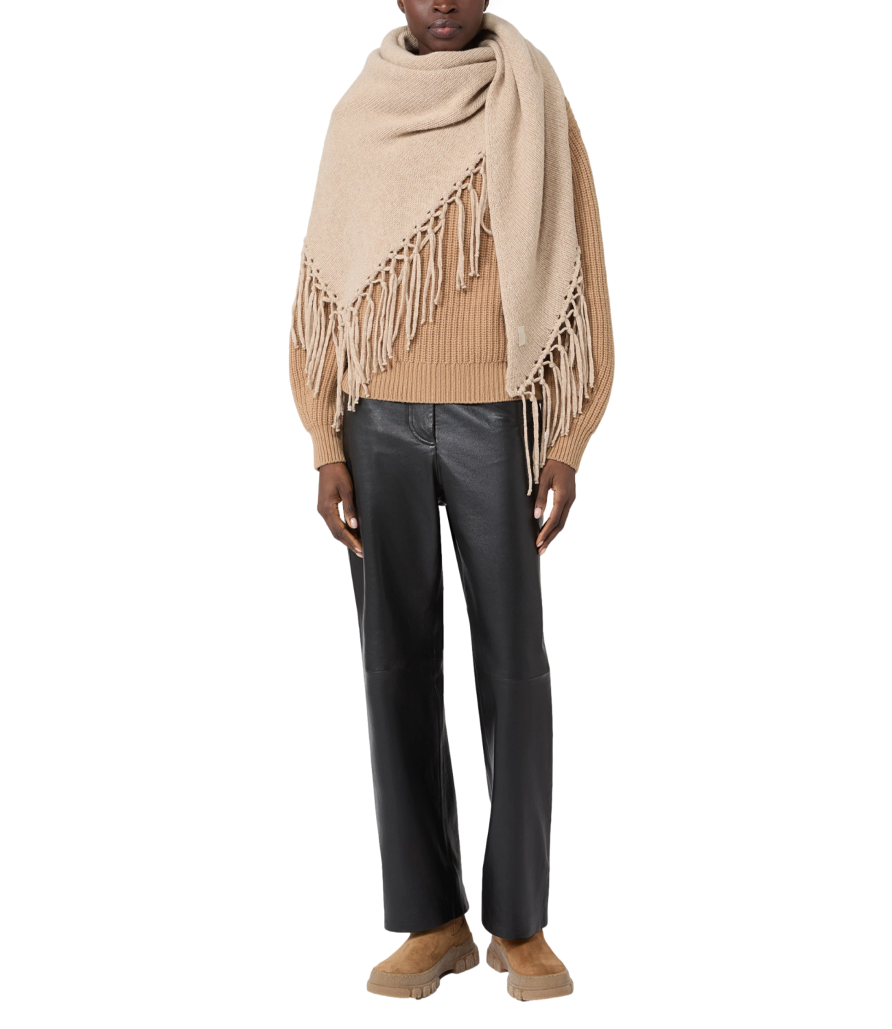 Max Mara Weekend Sciarpa/Foulard da Donna - Caramello - 2625746045600