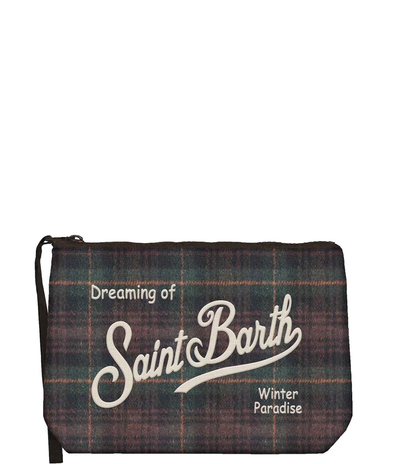 Pochette Mc2 Saint Barth Aline Wool Tartan
