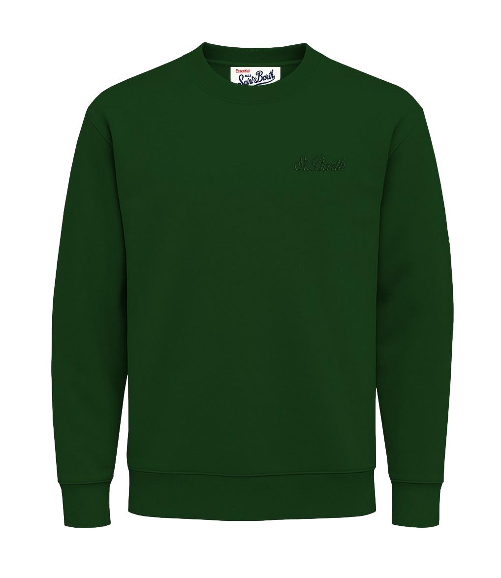 Mc2 Saint Barth Felpa da Uomo - 51 British Green Emb - Fsn0001
