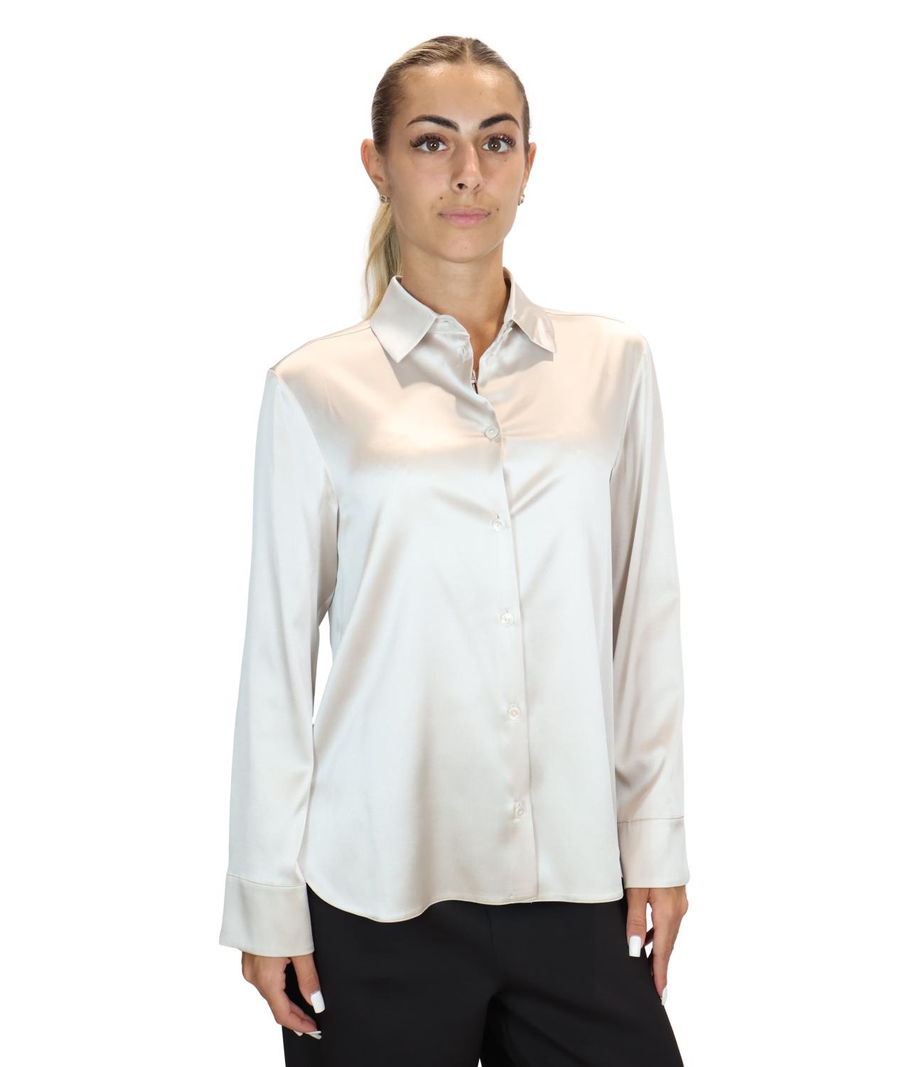 Mm Camicia da Donna - Ghiaccio - 2626116057600
