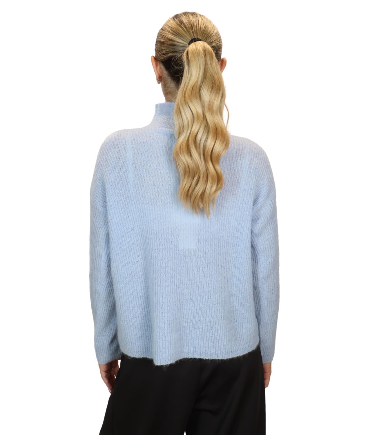 Mm Maglia da Donna - Azzurro - 2626366098600