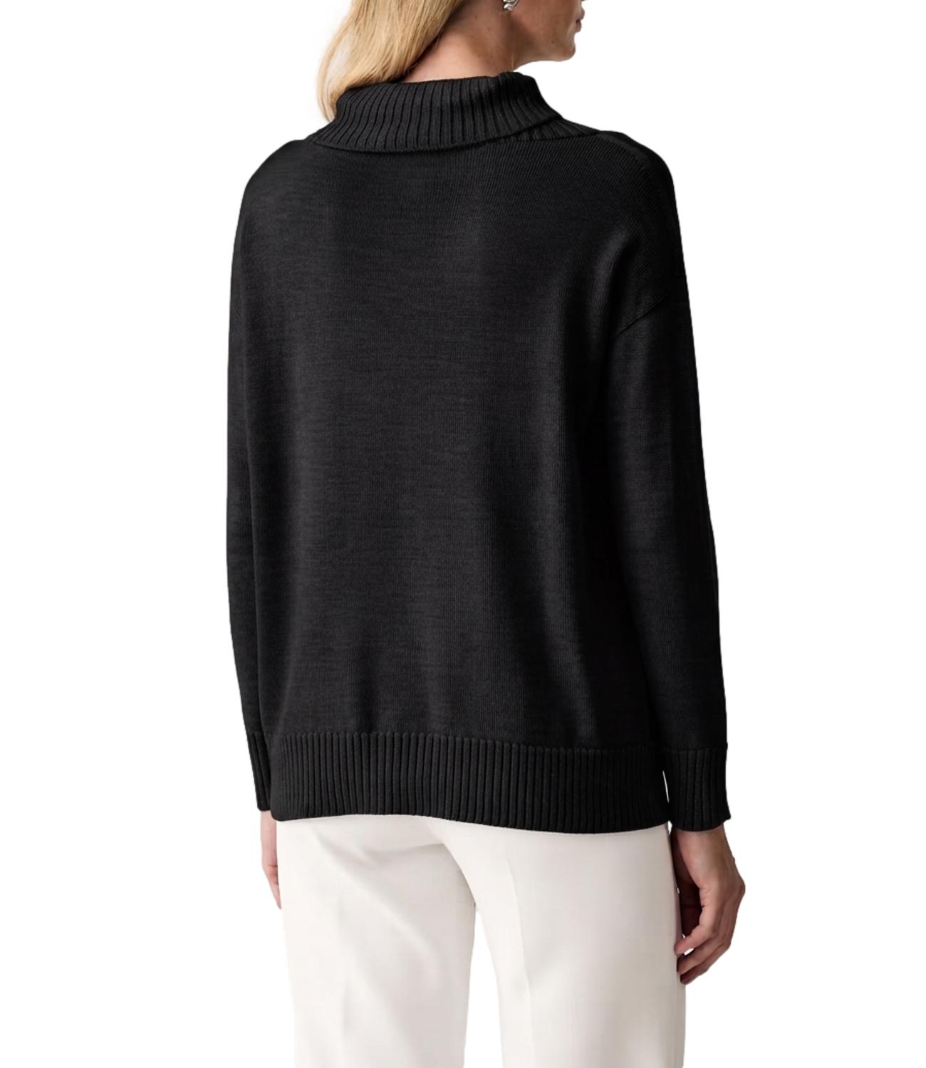 Mm Maglia da Donna - Nero - 2626366148600