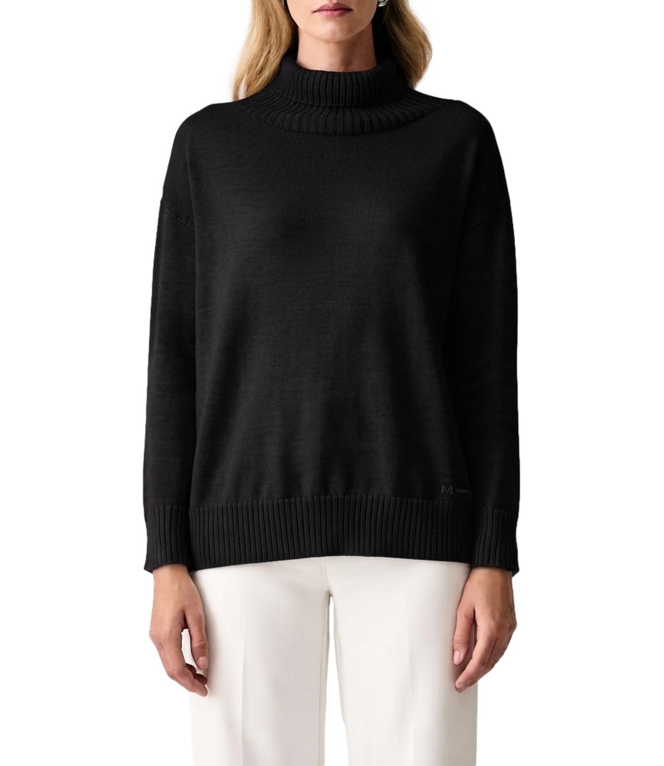 Mm Maglia da Donna - Nero - 2626366148600
