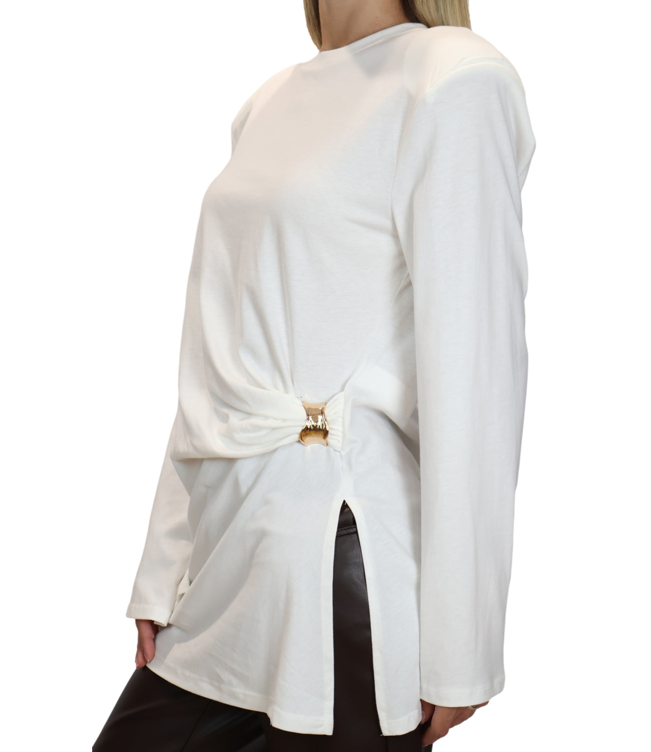 Motel Maglia da Donna - Panna - 01-M912fw26