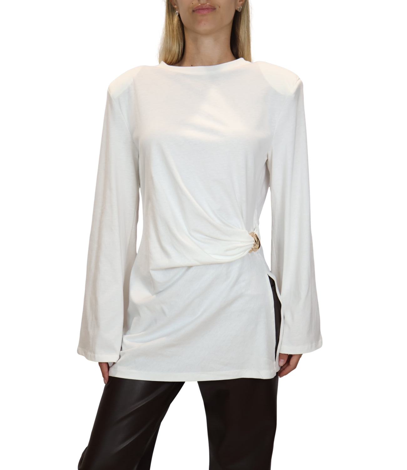 Motel Maglia da Donna - Panna - 01-M912fw26
