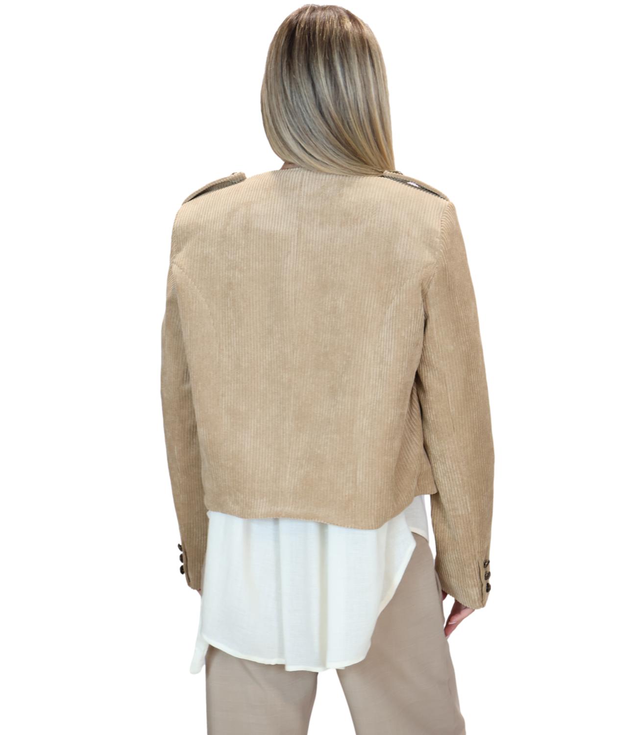 Motel Giacca da Donna - Camel - 27b5516