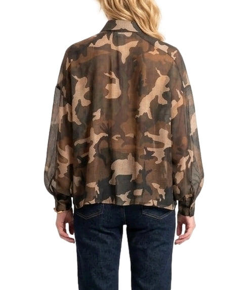 Motel Camicia da Donna - Verde Militare - C50467mo