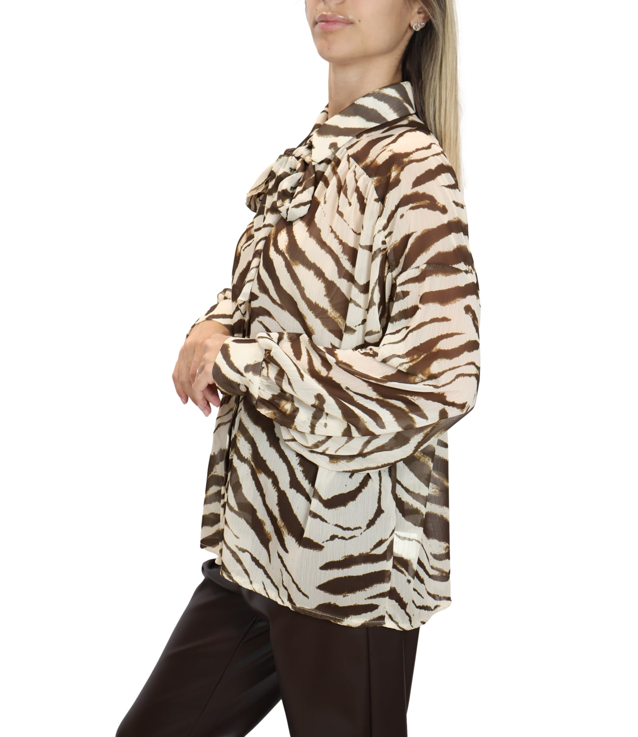 Motel Camicia da Donna - Zebra - C50467mo