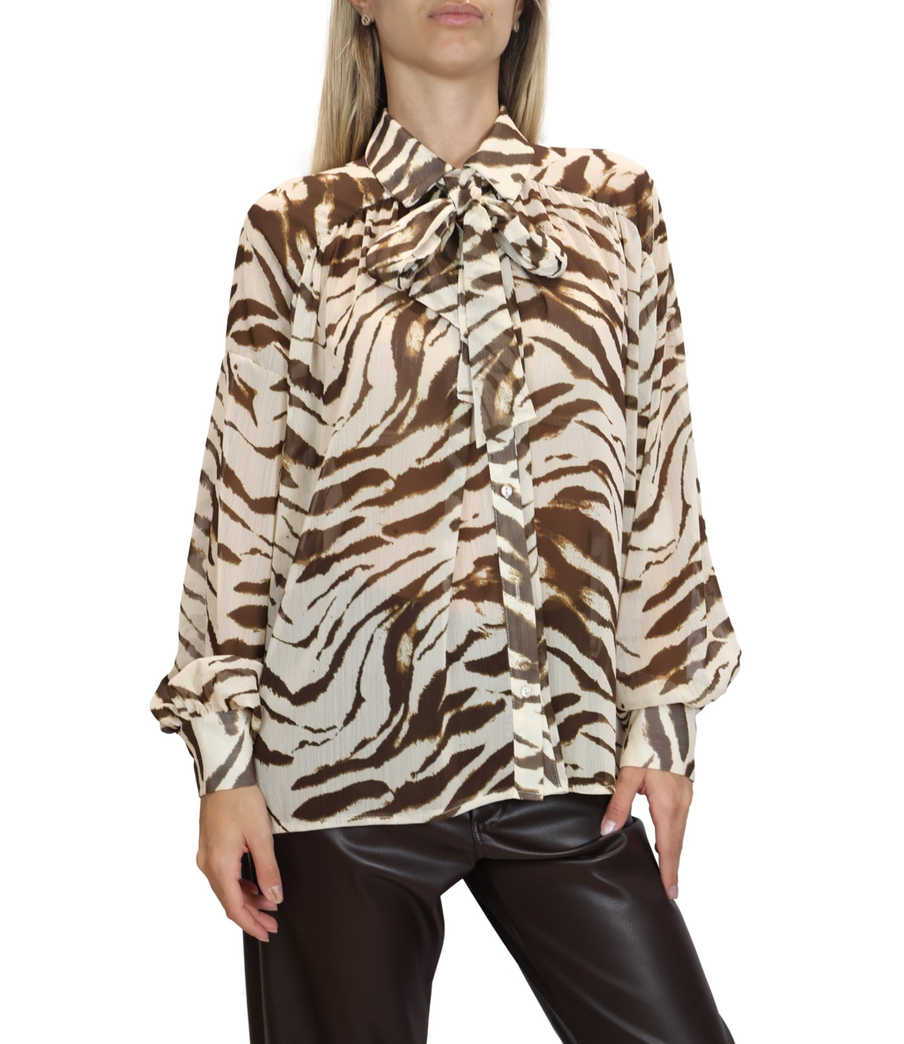 Motel Camicia da Donna - Zebra - C50467mo