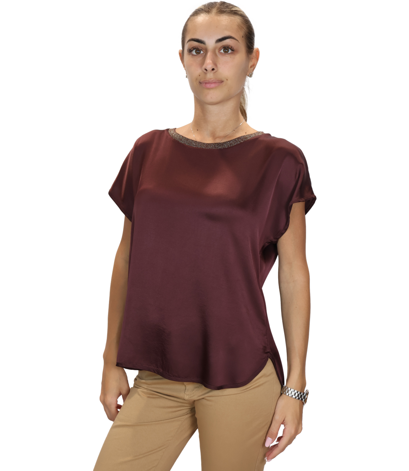 Motel Blusa da Donna - Brunello - C622b97Q-126