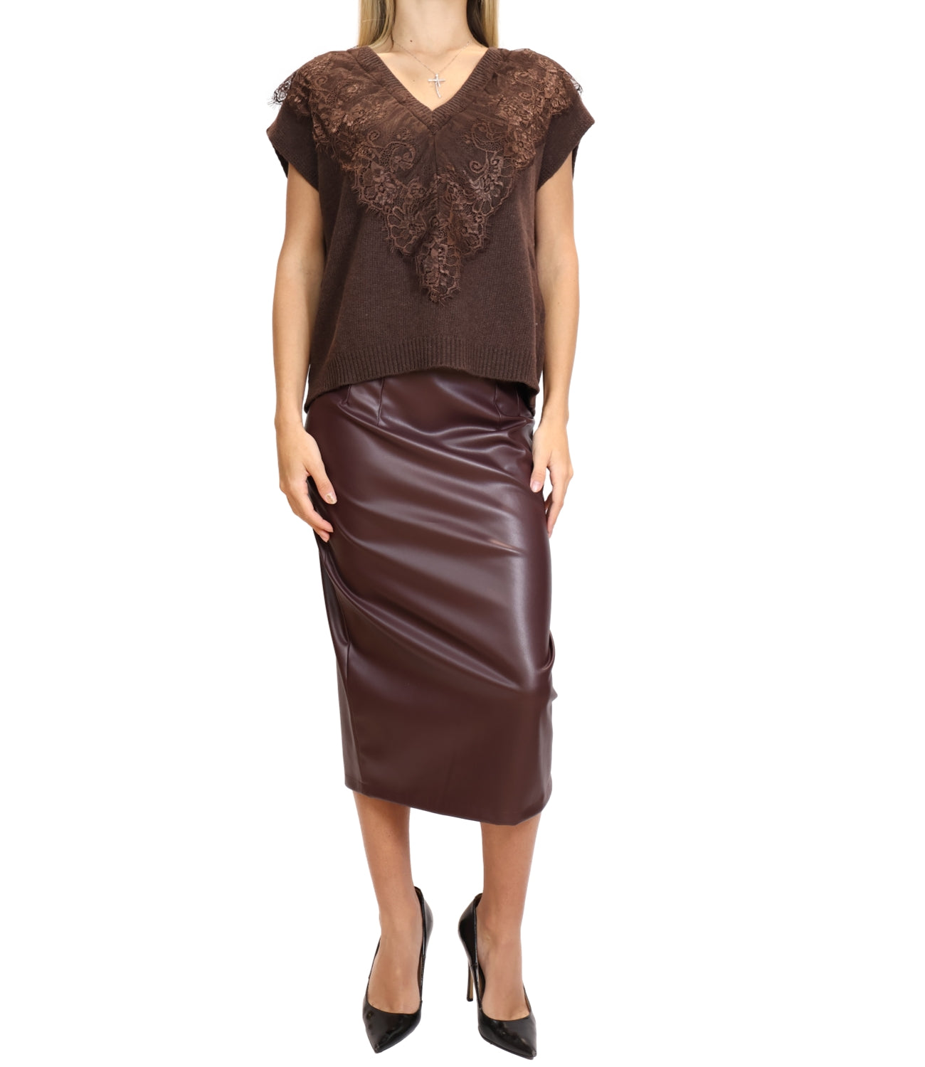 Motel Gilet da Donna - Moro - D81560/app1