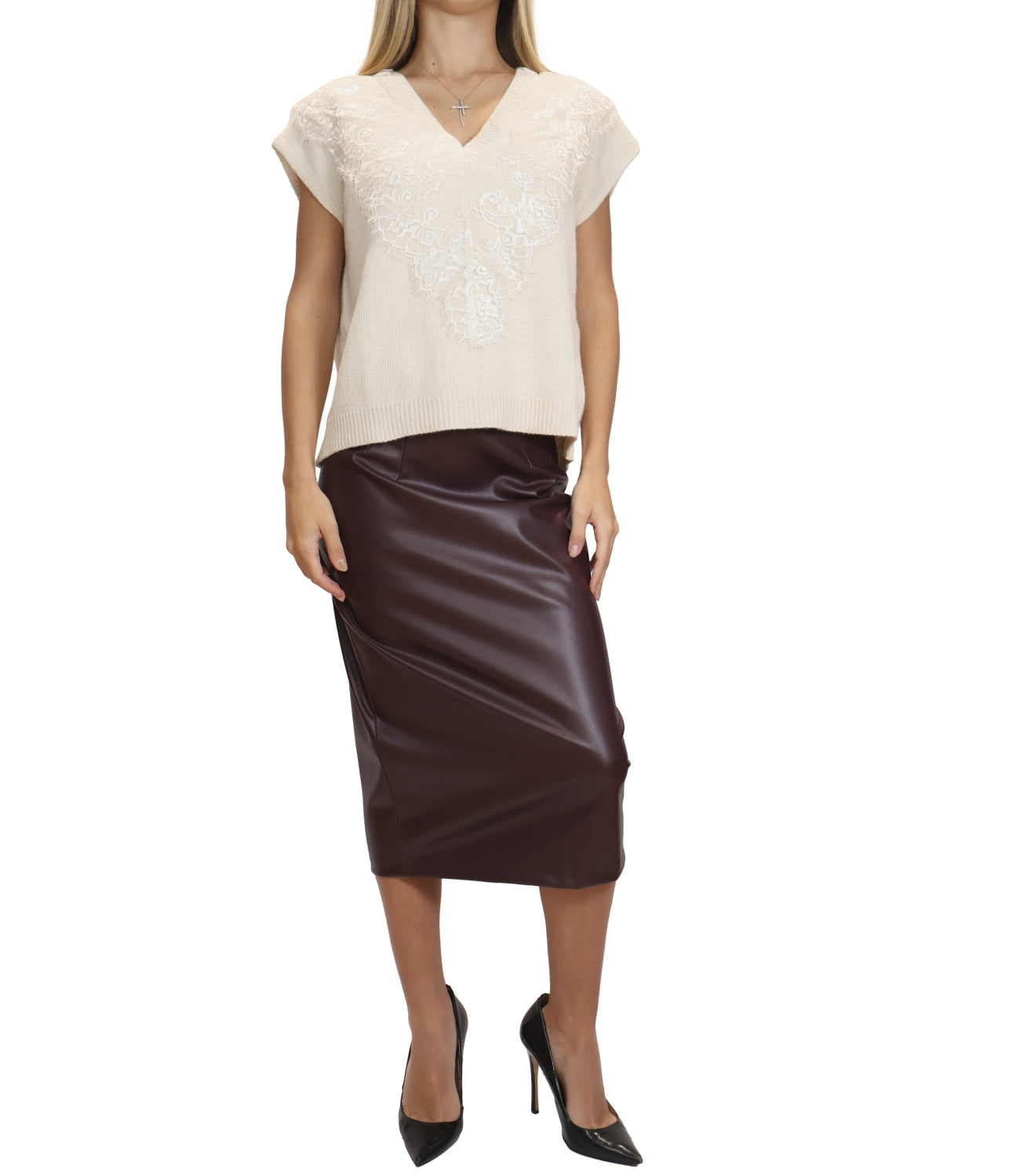 Motel Gilet da Donna - Naturale - D81560/app1