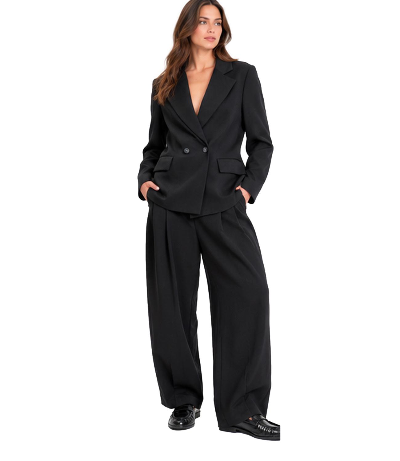 Philia Loft Pantalone da Donna - Nero - M03n0056
