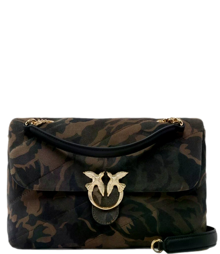 Pinko Borsa da Donna - Mult.militar GreeN-Gold - 100038-A3lr