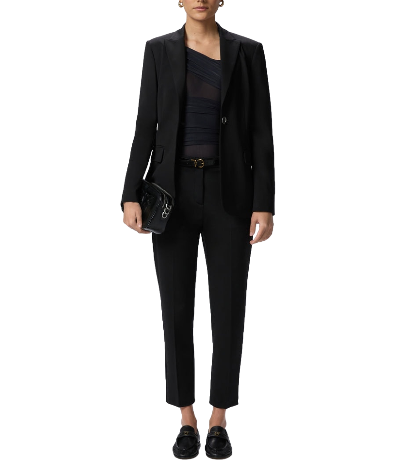Pinko Pantalone da Donna - Nero Limousine - 100155-A3nv