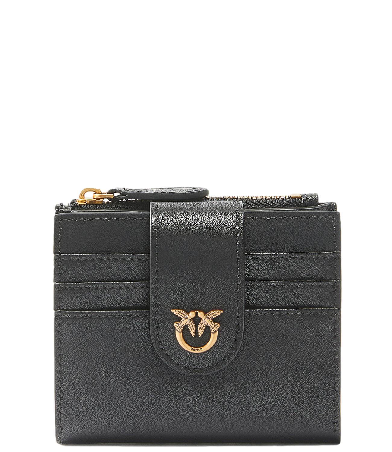 Pinko Portafogli da Donna - NerO-Antique Gold - 103610-A0f1