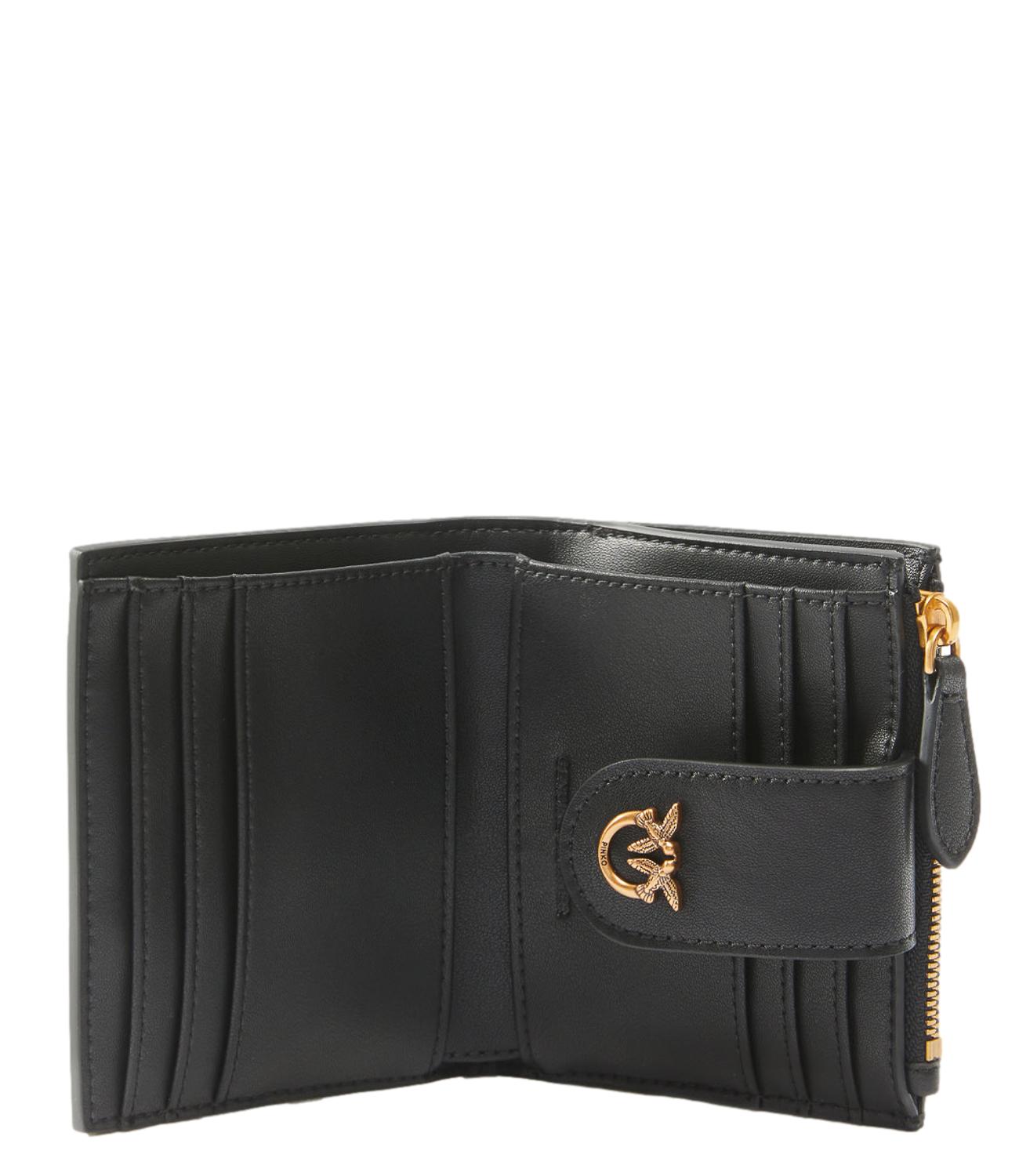 Pinko Portafogli da Donna - NerO-Antique Gold - 103610-A0f1