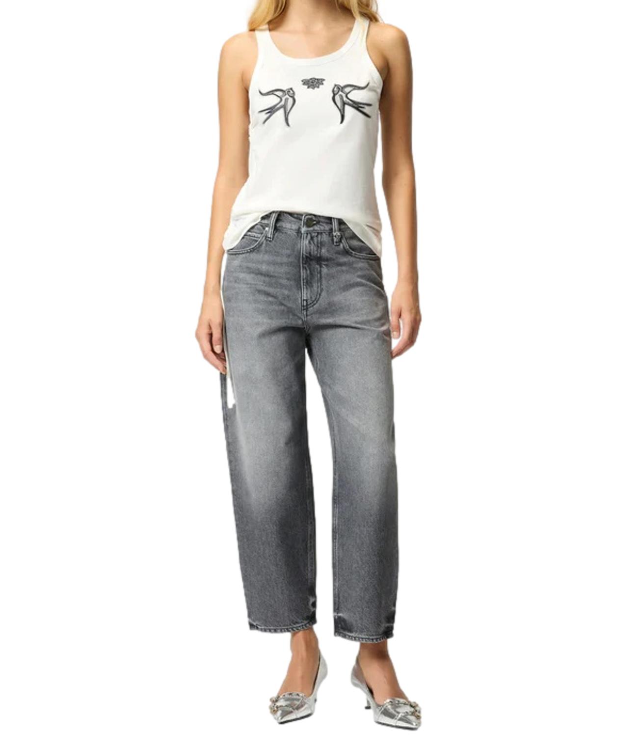 Pinko Jeans da Donna - Lavaggio Dark Gray - 103857-A2ry
