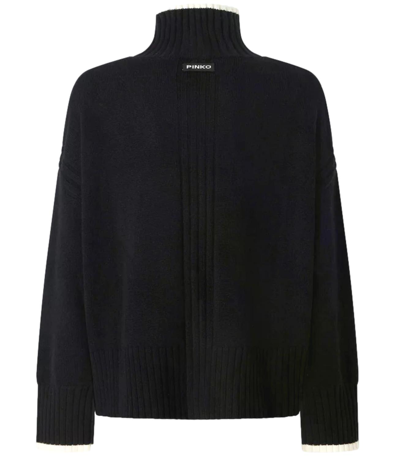 Pinko Maglia da Donna - Nero Limousine - 105446-A3g1